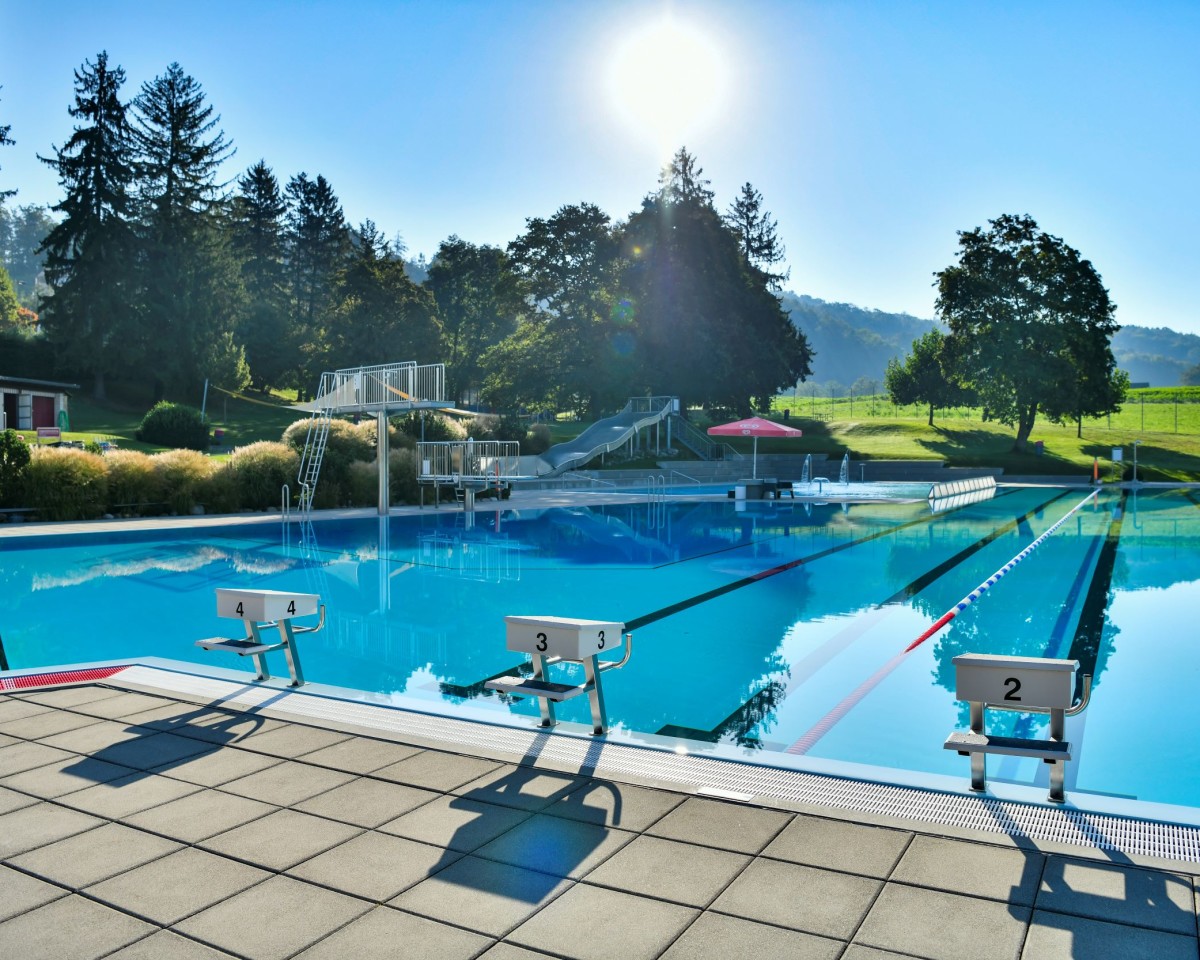 Schwimmen im Freibad "Stigeli"