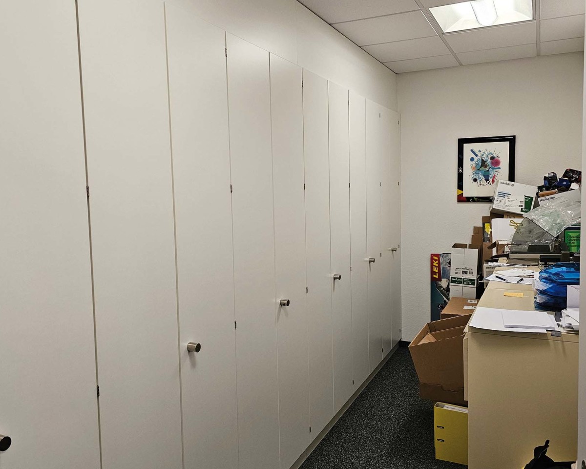 Archiv mit Einbauschränken