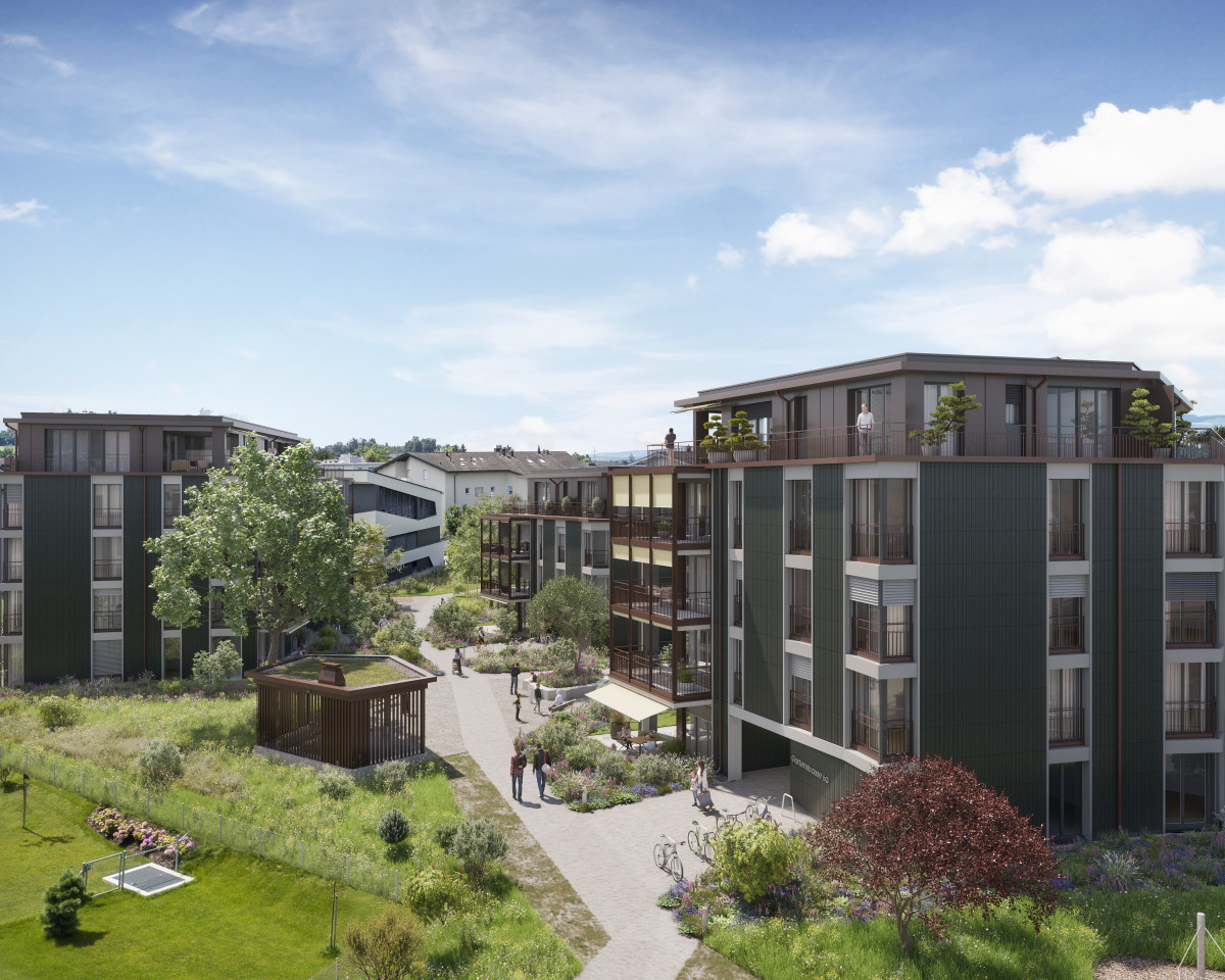 Albisgärtli – zentral, ruhig, familienfreundlich mit viel Grün vor der Haustüre