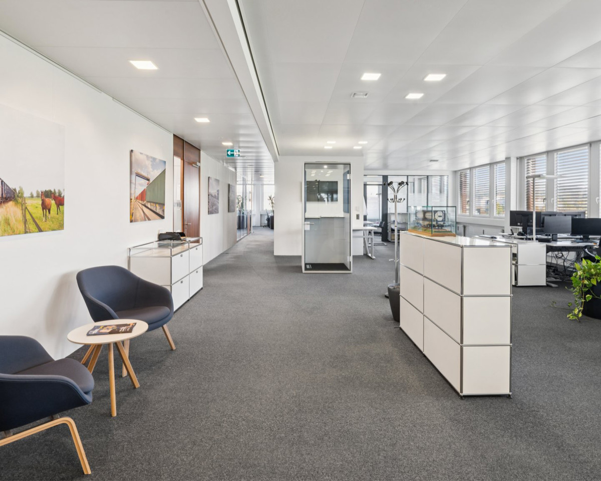 Offen gestaltete Arbeitsbereiche