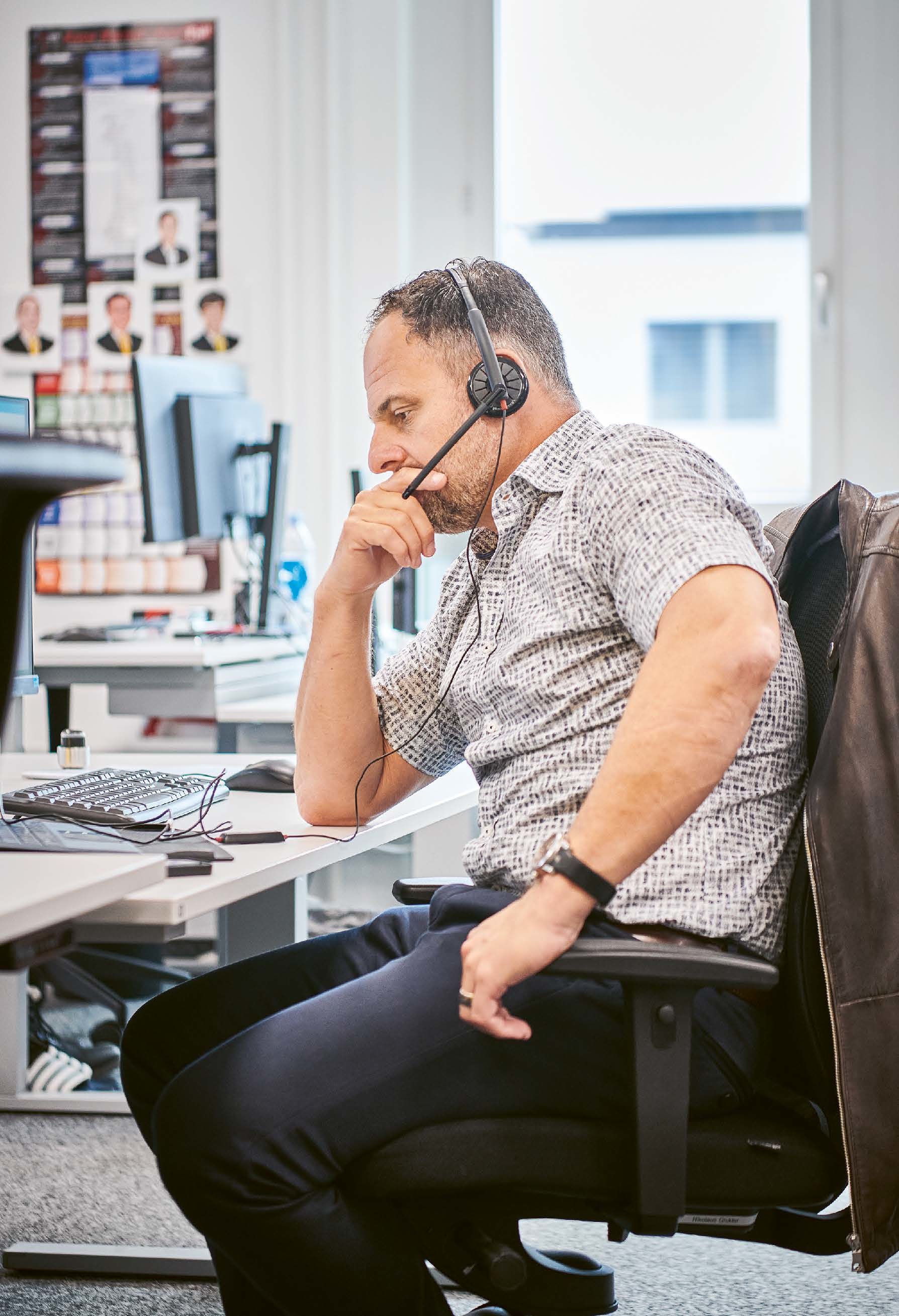 Patrick Inderkum  leitet ein Team von  45 Cybersecurity-Experten und -Analysten.