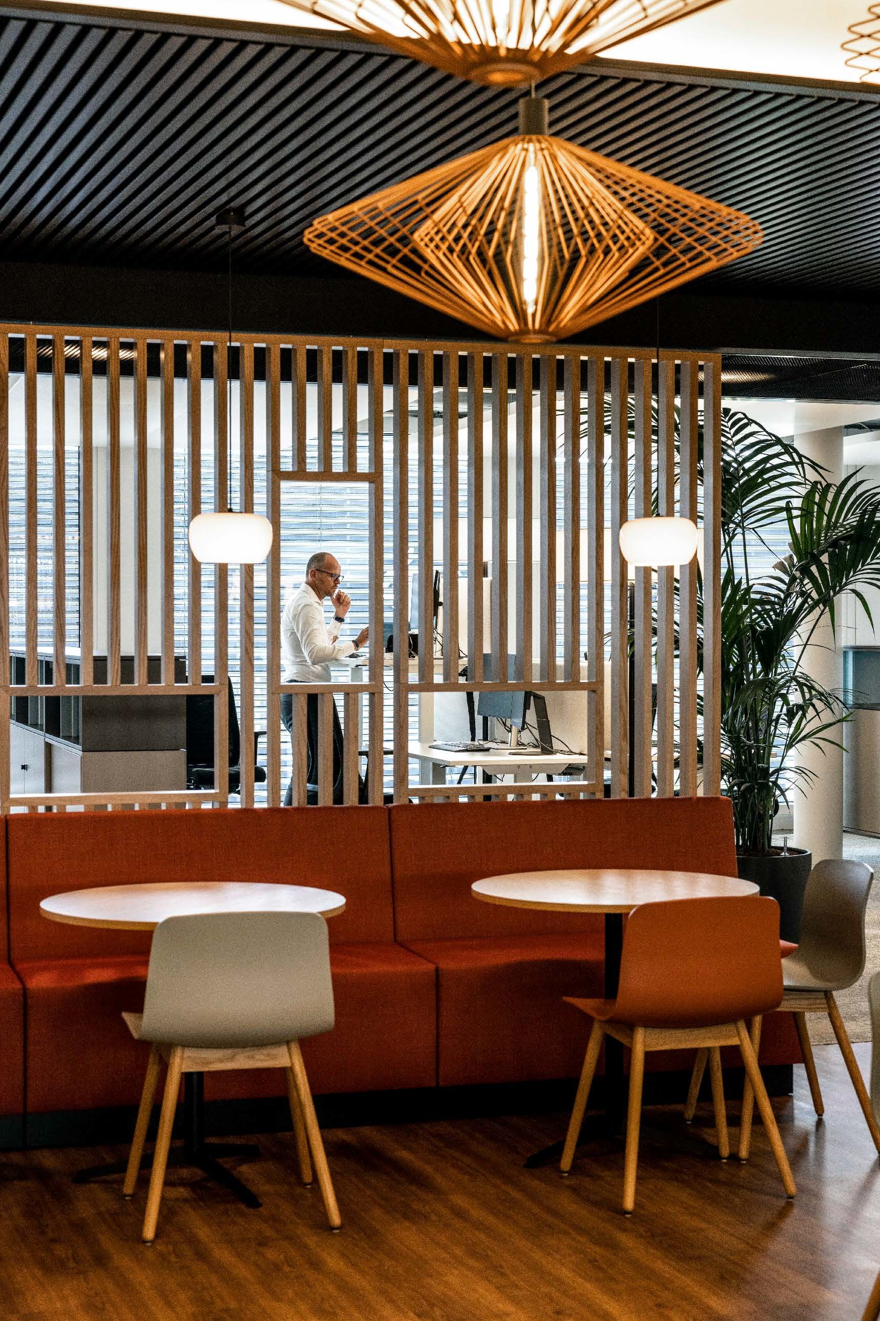 Für Selecta sind Dynamik und Transparenz wichtige Werte. Diese zeigen sich auch in ihren Büroräumen in Cham.