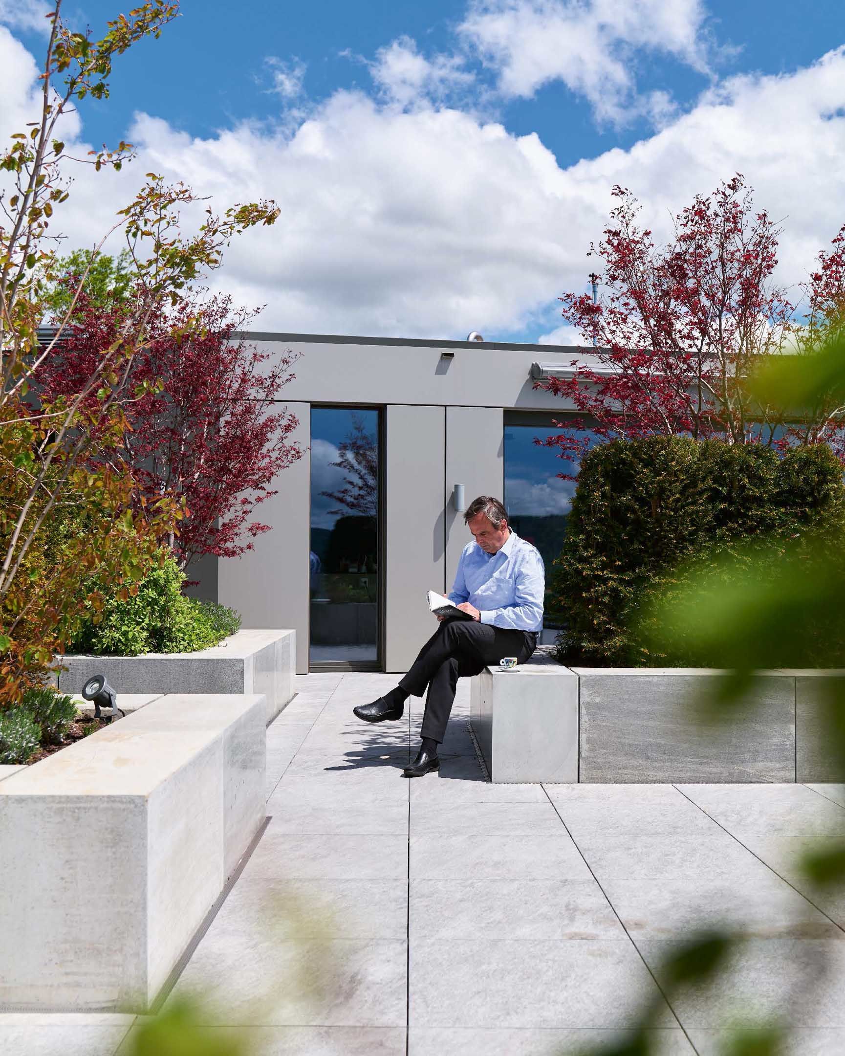 Gerhard Pfister hat gemeinsam mit der Alfred Müller AG in Oberägeri eine besondere Oase geschaffen.