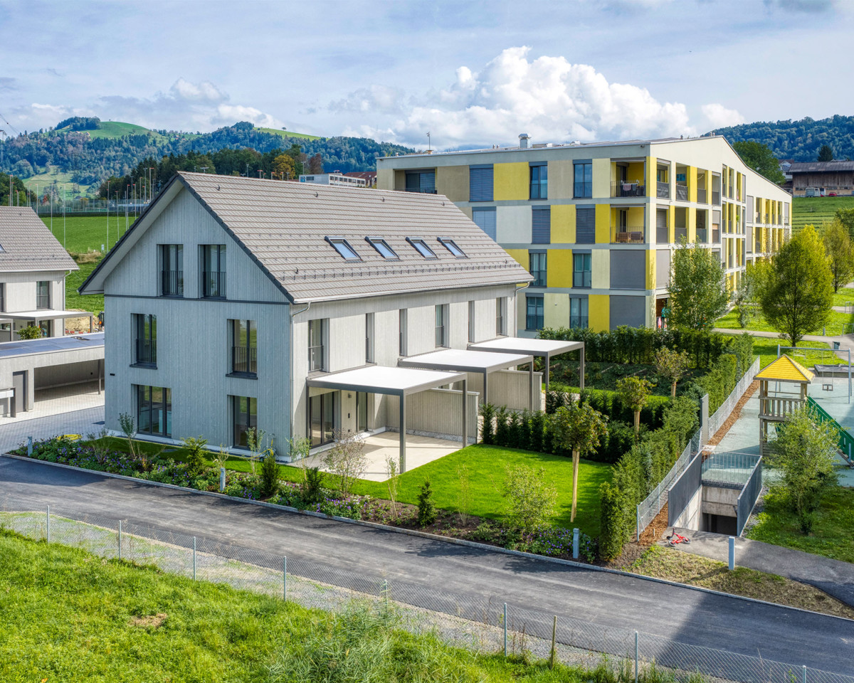 Die Häuser 2a bis 2c sind schlüsselfertig ausgebaut und bezugsbereit.
