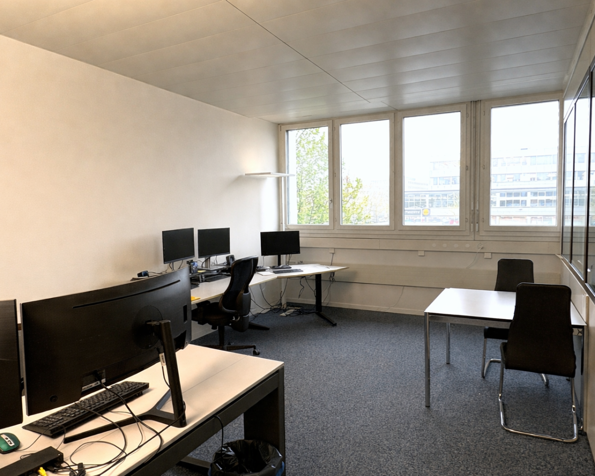 Büroflächen mit angenehmer Arbeitsatmosphäre