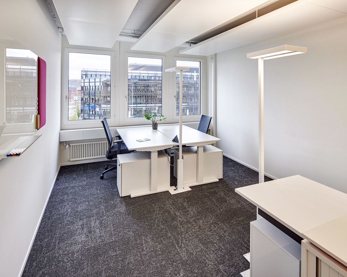 Klein aber fein - das Teambüro mit Kapazität bis zu 3 Arbeitsplätze (18.4 m²)