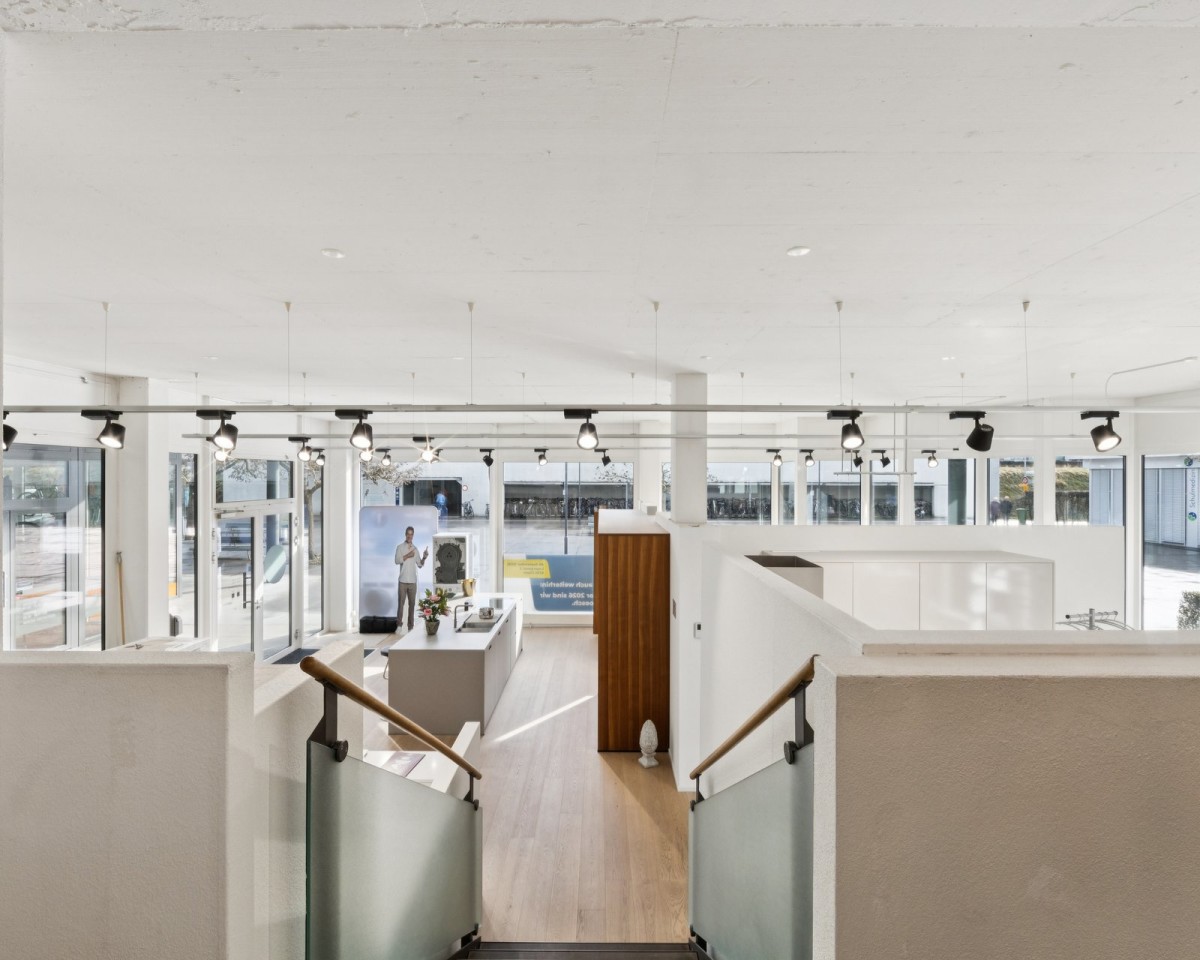 Aussicht vom Zwischengeschoss