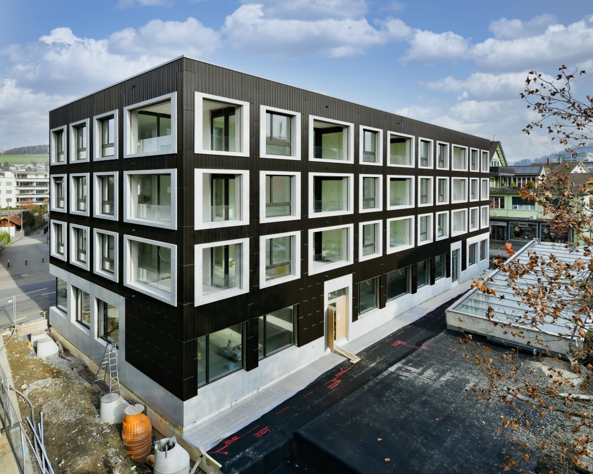 Ansicht Süd-/Westfassade