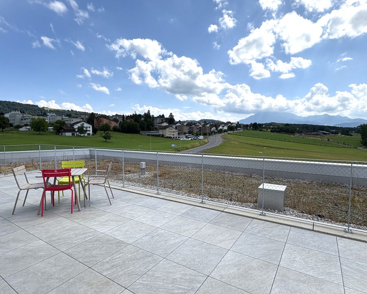 Dachterrasse zur Mitbenützung mit besten Aussichten