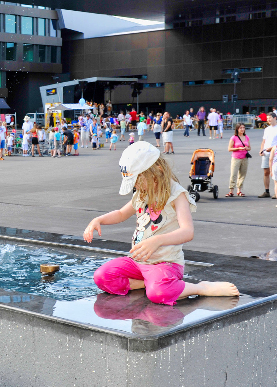 Le centre-ville de Zoug compte une diversité d’espaces et places publics multifonctionnels.