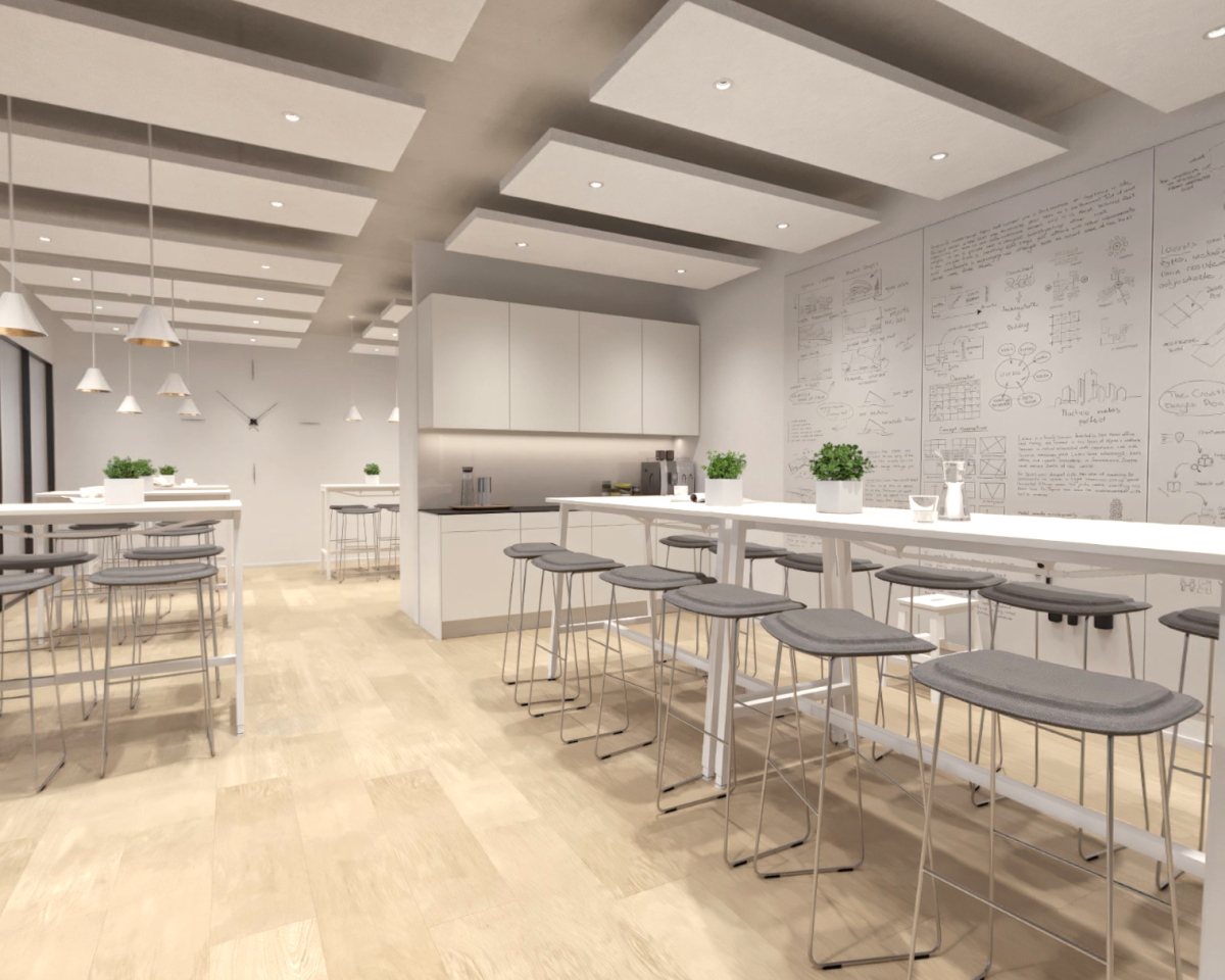 Cafeteria für Ideen und Gespräche - Visualisierung