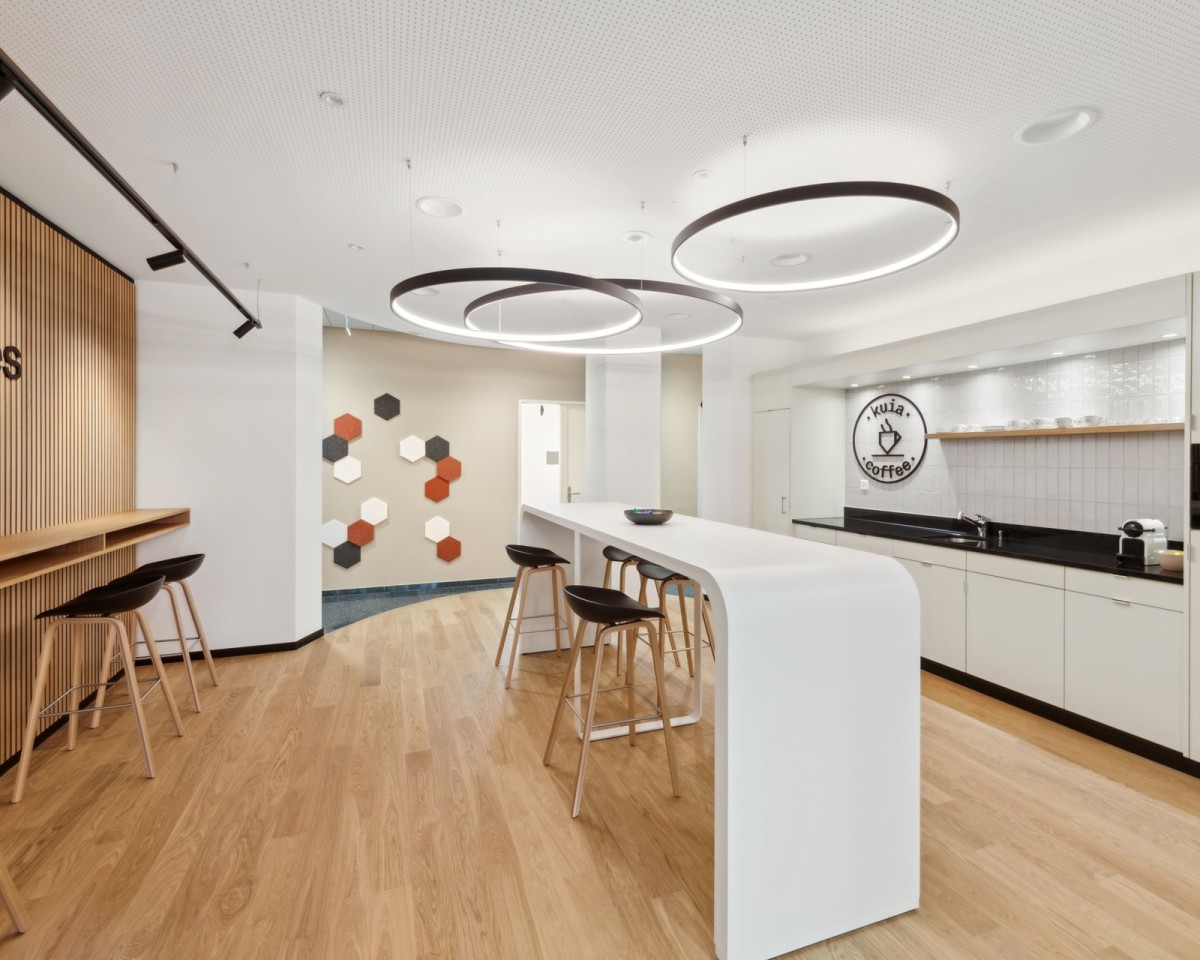 Der Coffee Corner ist der Treffpunkt im kuia-office