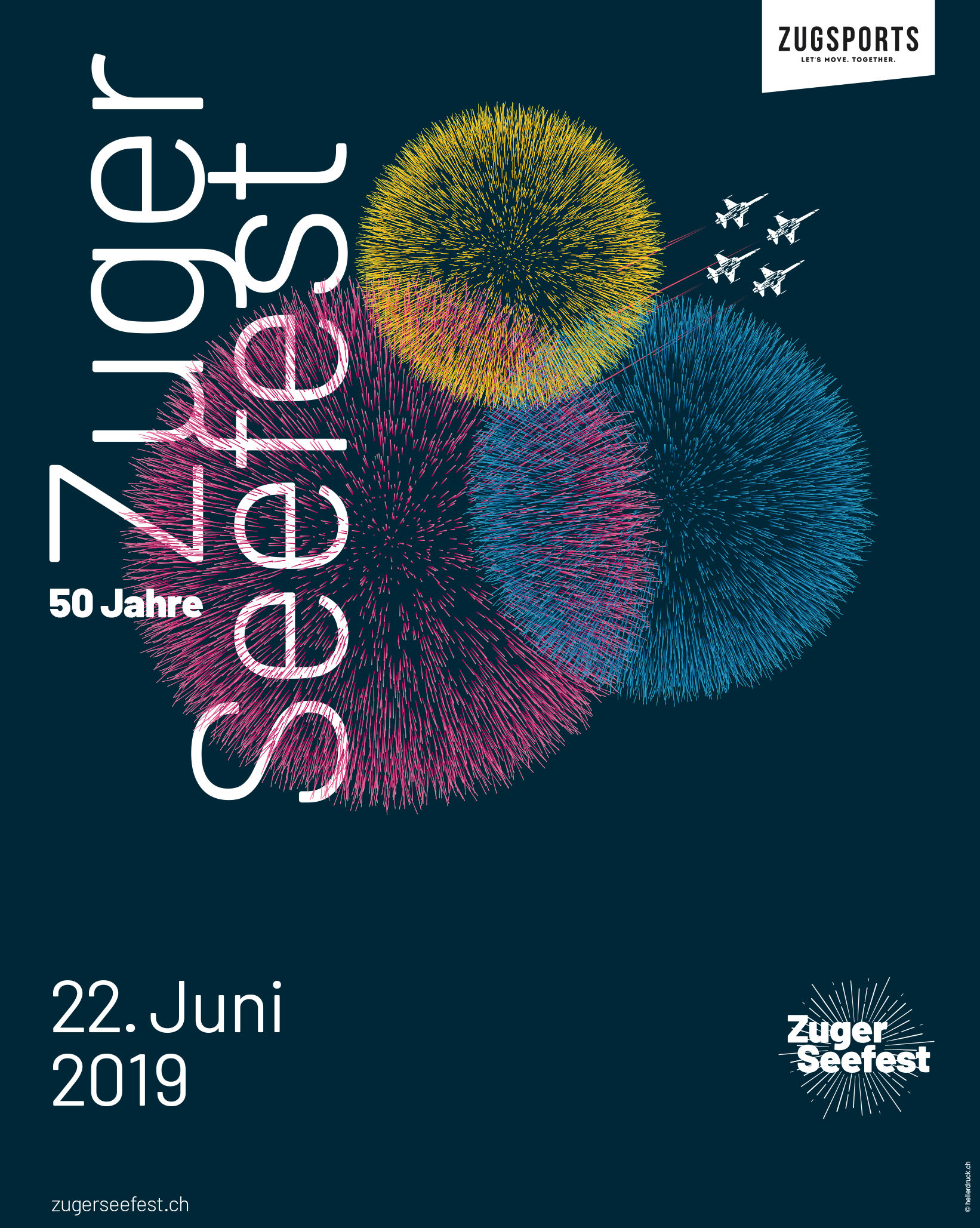 Das Zuger Seefest findet dieses Jahr zum 50. Mal statt.